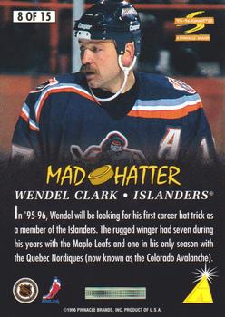 1995-96 Summit - Mad Hatter #8 Wendel Clark Back