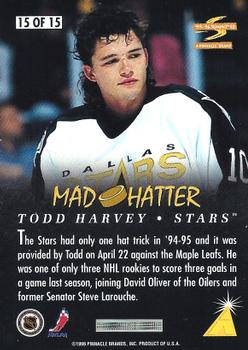 1995-96 Summit - Mad Hatter #15 Todd Harvey Back