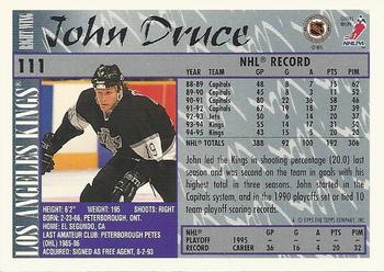 1995-96 Topps #111 John Druce Back