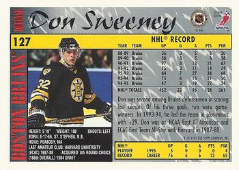 1995-96 Topps #127 Don Sweeney Back