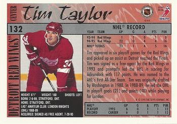 1995-96 Topps #132 Tim Taylor Back
