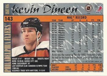1995-96 Topps #143 Kevin Dineen Back