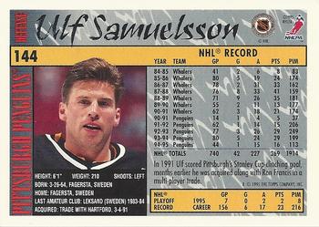 1995-96 Topps #144 Ulf Samuelsson Back