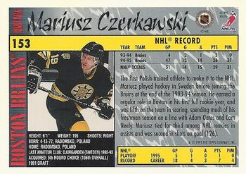 1995-96 Topps #153 Mariusz Czerkawski Back