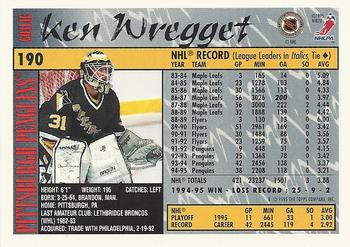 1995-96 Topps #190 Ken Wregget Back