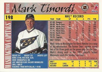 1995-96 Topps #198 Mark Tinordi Back
