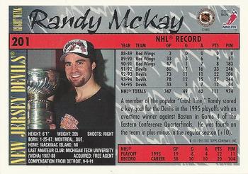 1995-96 Topps #201 Randy McKay Back