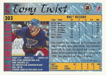 1995-96 Topps #203 Tony Twist Back