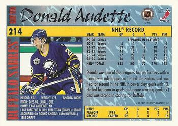 1995-96 Topps #214 Donald Audette Back