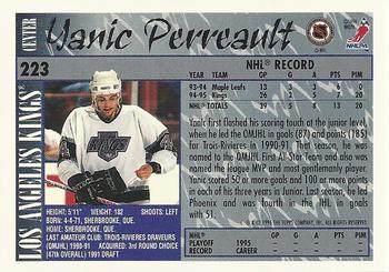 1995-96 Topps #223 Yanic Perreault Back