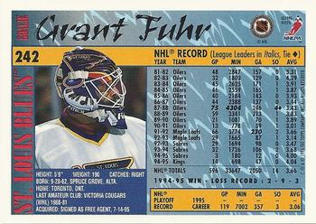 1995-96 Topps #242 Grant Fuhr Back