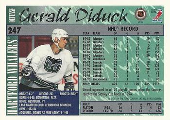1995-96 Topps #247 Gerald Diduck Back
