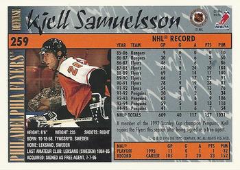 1995-96 Topps #259 Kjell Samuelsson Back