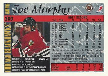 1995-96 Topps #280 Joe Murphy Back