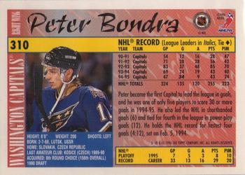 1995-96 Topps #310 Peter Bondra Back