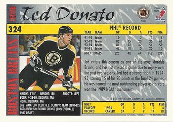 1995-96 Topps #324 Ted Donato Back