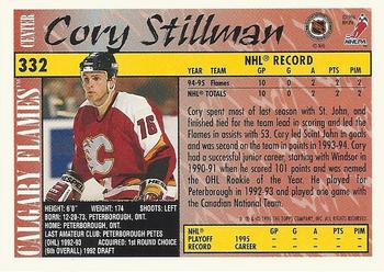1995-96 Topps #332 Cory Stillman Back