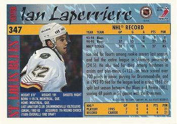 1995-96 Topps #347 Ian Laperriere Back