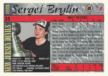 1995-96 Topps #35 Sergei Brylin Back