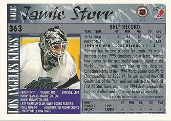 1995-96 Topps #363 Jamie Storr Back