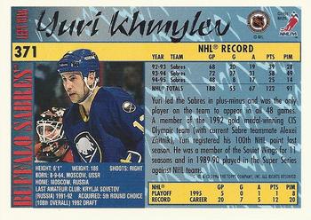 1995-96 Topps #371 Yuri Khmylev Back