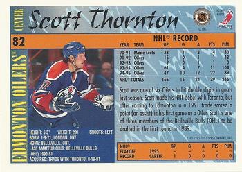 1995-96 Topps #82 Scott Thornton Back