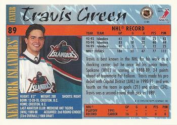 1995-96 Topps #89 Travis Green Back