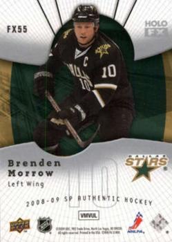 2008-09 SP Authentic - Holoview FX #FX55 Brenden Morrow Back