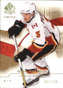 2008-09 SP Authentic - Limited #75 Dion Phaneuf  Front