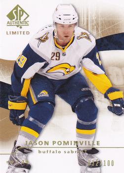 2008-09 SP Authentic - Limited #62 Jason Pominville  Front