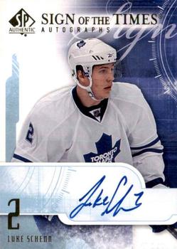 2008-09 SP Authentic - Sign of the Times #ST-LS Luke Schenn  Front
