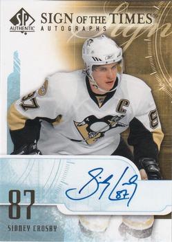 2008-09 SP Authentic - Sign of the Times #ST-SC Sidney Crosby  Front