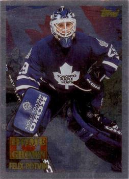 1995-96 Topps - Home Grown Canada #HGC18 Felix Potvin Front