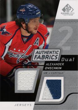 2008-09 SP Game Used - Authentic Fabrics Dual #AF-AO Alexander Ovechkin  Front