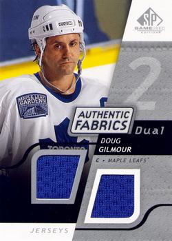 2008-09 SP Game Used - Authentic Fabrics Dual #AF-DB Doug Gilmour  Front