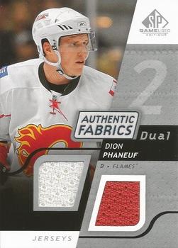 2008-09 SP Game Used - Authentic Fabrics Dual #AF-DP Dion Phaneuf  Front