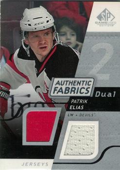 2008-09 SP Game Used - Authentic Fabrics Dual #AF-EL Patrik Elias  Front