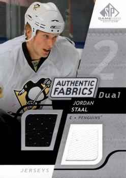 2008-09 SP Game Used - Authentic Fabrics Dual #AF-JS Jordan Staal  Front