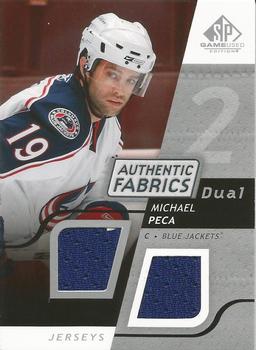 2008-09 SP Game Used - Authentic Fabrics Dual #AF-MP Michael Peca  Front