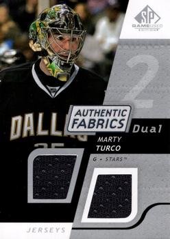 2008-09 SP Game Used - Authentic Fabrics Dual #AF-MT Marty Turco  Front