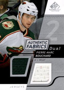 2008-09 SP Game Used - Authentic Fabrics Dual #AF-PB Pierre-Marc Bouchard  Front