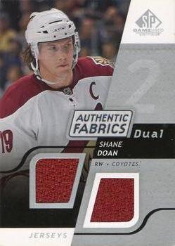 2008-09 SP Game Used - Authentic Fabrics Dual #AF-SD Shane Doan  Front