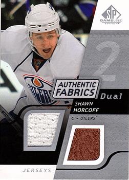 2008-09 SP Game Used - Authentic Fabrics Dual #AF-SH Shawn Horcoff  Front
