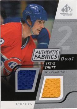 2008-09 SP Game Used - Authentic Fabrics Dual #AF-SS Steve Shutt  Front
