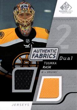 2008-09 SP Game Used - Authentic Fabrics Dual #AF-TR Tuukka Rask  Front