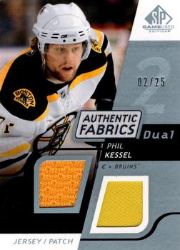2008-09 SP Game Used - Authentic Fabrics Dual Platinum - Jersey Patch #AF-PK Phil Kessel  Front