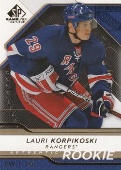 2008-09 SP Game Used - Gold #139 Lauri Korpikoski  Front