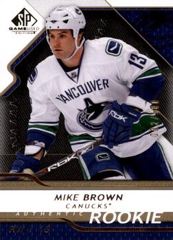 2008-09 SP Game Used - Gold #144 Mike Brown  Front
