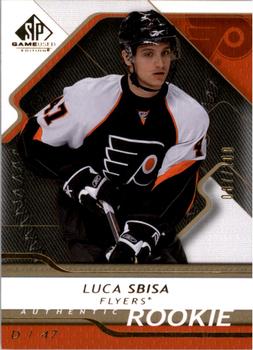 2008-09 SP Game Used - Gold #149 Luca Sbisa  Front