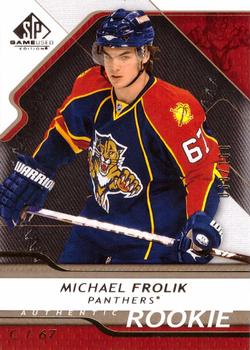 2008-09 SP Game Used - Gold #156 Michael Frolik  Front